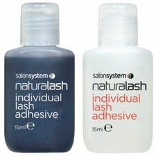 Salon System Semi-Permanent Individual Eyelash Adhesive Clear or Black Glue 15ml