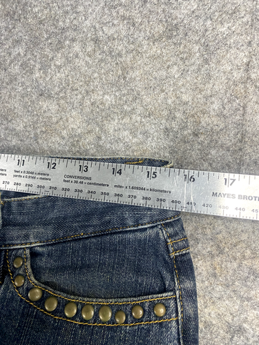 Michael Kors jeans Women's Size 4 W32 Mid Rise Dark Wash Bootcut - Picture 3 of 16
