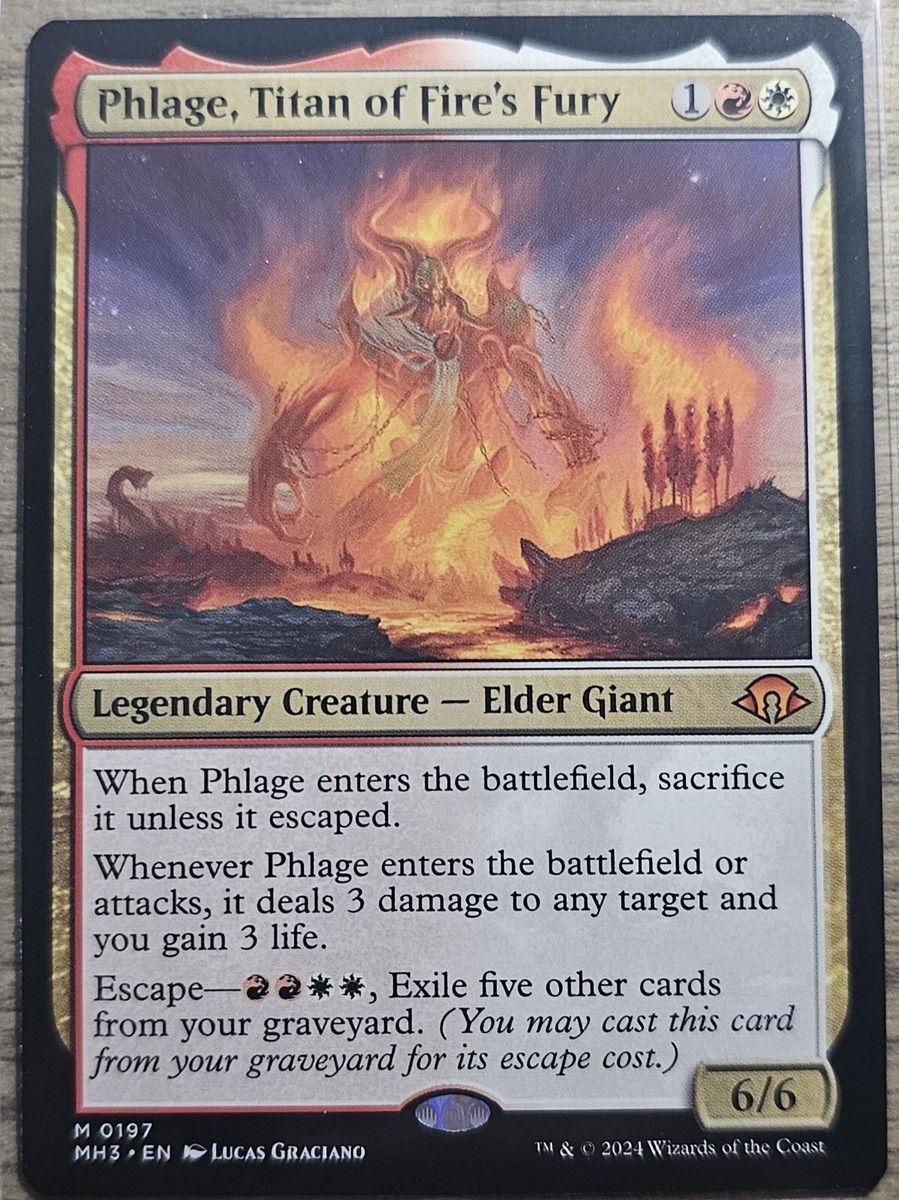 Phlage, Titan of Fire's Fury - Modern Horizons 3 - NM | eBay