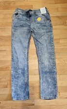 Cat  Jack Boys Size 14 Super Stretch Jogger Flexible Drawstring Jeans Blue New