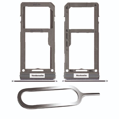 SAMSUNG GALAXY S8 / PLUS SIM KARTEN HALTER TRAY ADAPTER FACH SLOT ORCHID GRAY