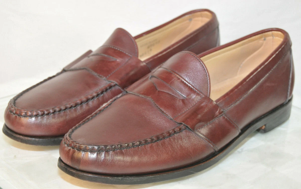 Allen Edmonds Size 10.5 B Cameron Leather Penny Loafer USA Men s Brown