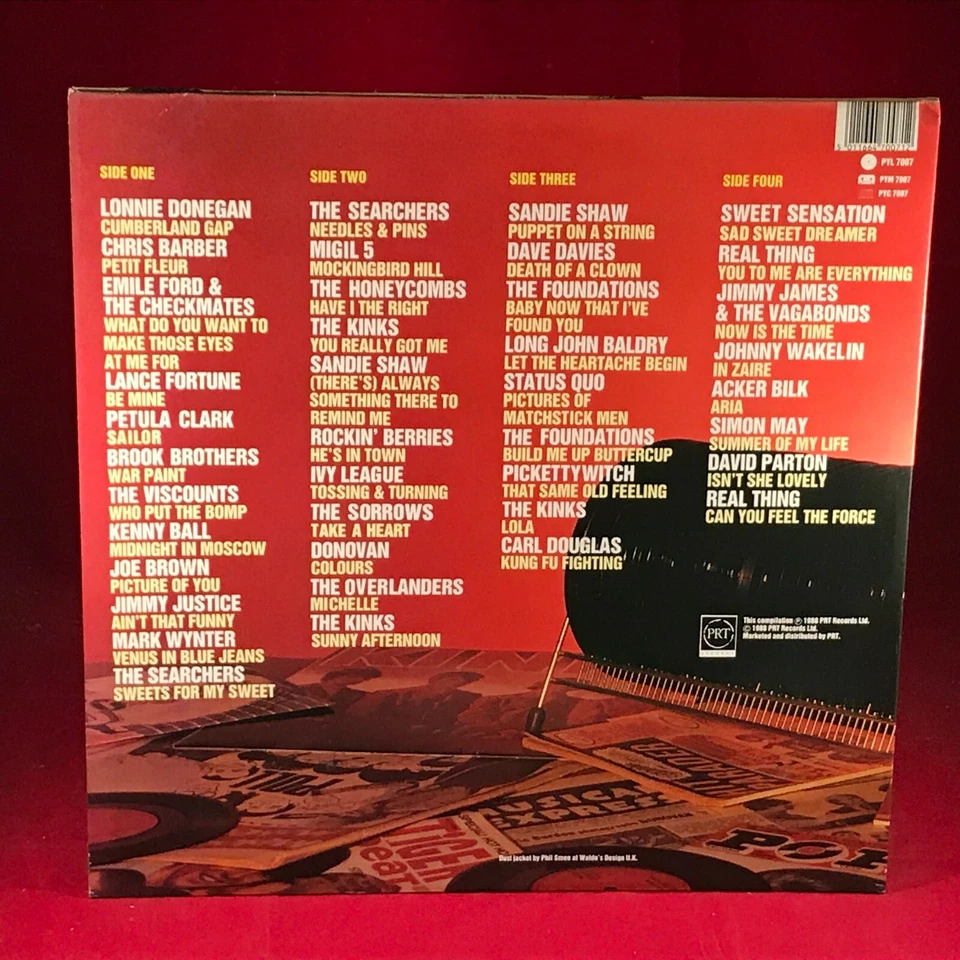 VARIOUS Forty 45's 1988 UK double Vinyl LP PYE compilation Petula Clark Kinks - Image 2 of 4