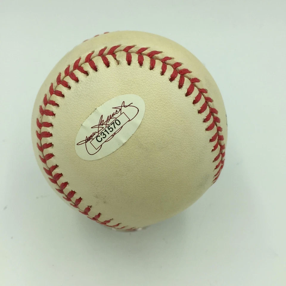 Rare 1997 Roy Halladay Rookie Signed Jackie Robinson Day NL Baseball JSA COA - Image 4 of 4