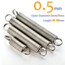 0.5mm Extension Tension Spring Ring-end Expanding 10mm-60mm 304 Stainless Steel