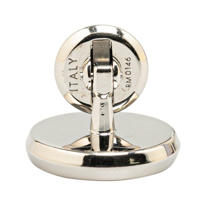 Louis Vuitton Cufflinks LV Horn Silver 17.8x17.8mm Pre-owned Louis Vuitton Cufflinks LV Horn Silver 17.8x17.8mm Pre-owned