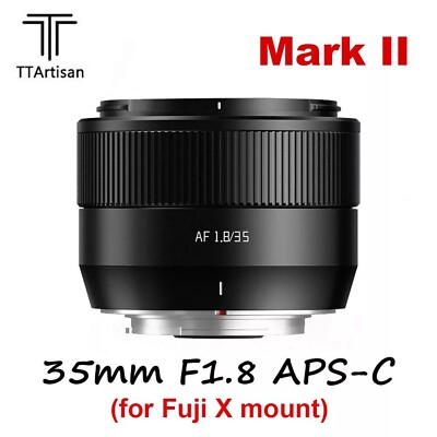 TTArtisan AF 35mm F1.8 Mark II APS-C Autofokus Objektiv für Fujifilm Fuji X Moun