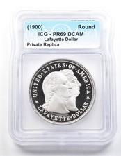 1900 Lafayette Dollar Half Dollar PR69 ICG Museum Gallery Strike *1268