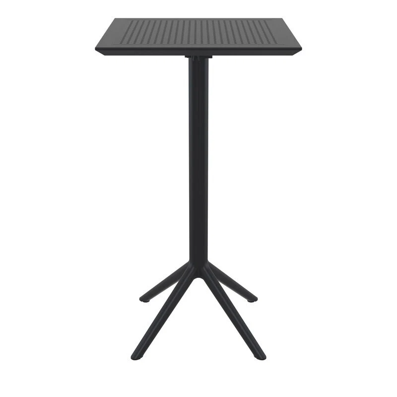 AllModern Wayfair Asherton Farrah Fliptop Outdoor Bar Table Black