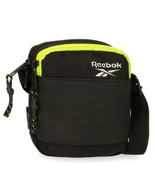 Reebok 8825121 Hamilton Crossbody Bag Purse Unisex Synthetic Black