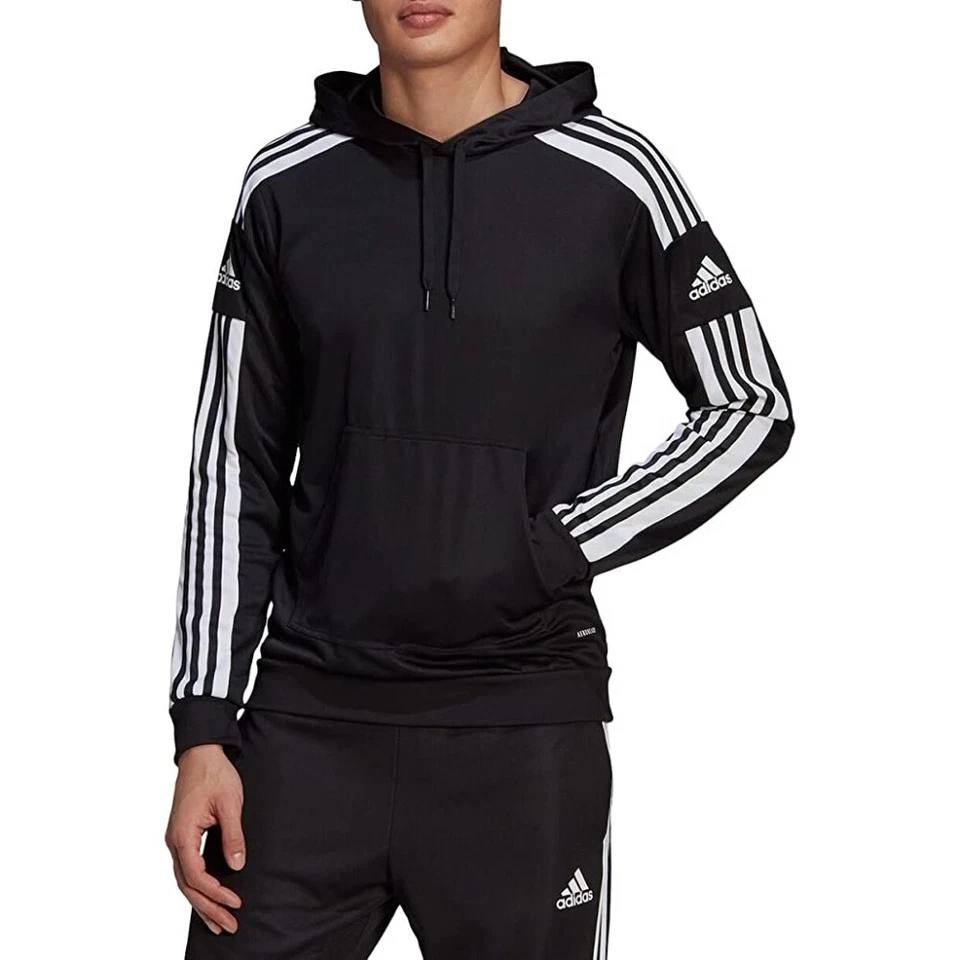 Adidas Mens Hoodie Squadra 21 AEROREADY Long Sleeve Athletic Training Sweatshirt
