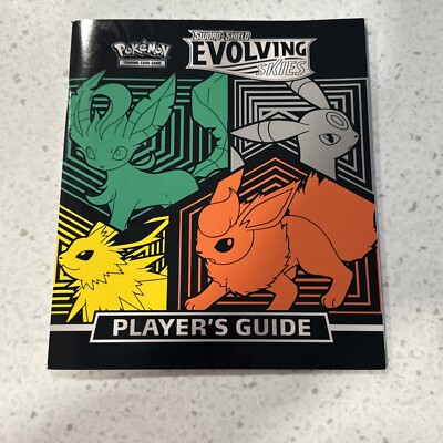 Pokemon TCG Sword & Shield Evolving Skies ETB Player's Guide Only Eeveelution