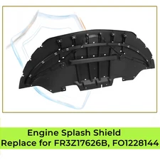 Front Bumper Under Cover Guard Engine Splash Shield For 2015-2017 Ford Mustang