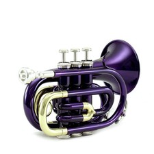 GREAT GIFT Band Purple Pocket Trumpet HOLIDAY-SEASON-30-Days-Sale