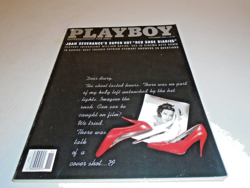 PLAYBOY NOVEMBER 1992 Stephanie Adams Joan Severance Red Shoe Diaries RCVR