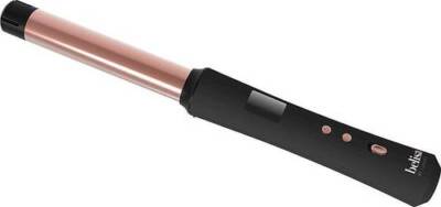 Belisa by Lunata Beauty Cordless 1'' Curling Wand-Black (No Clip)