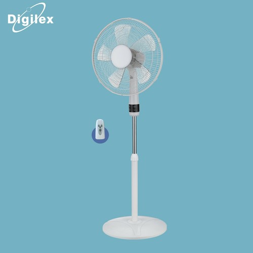 16 Inch (40cm) Pedestal Fan with Remote ControlRD40DC(5)White Color