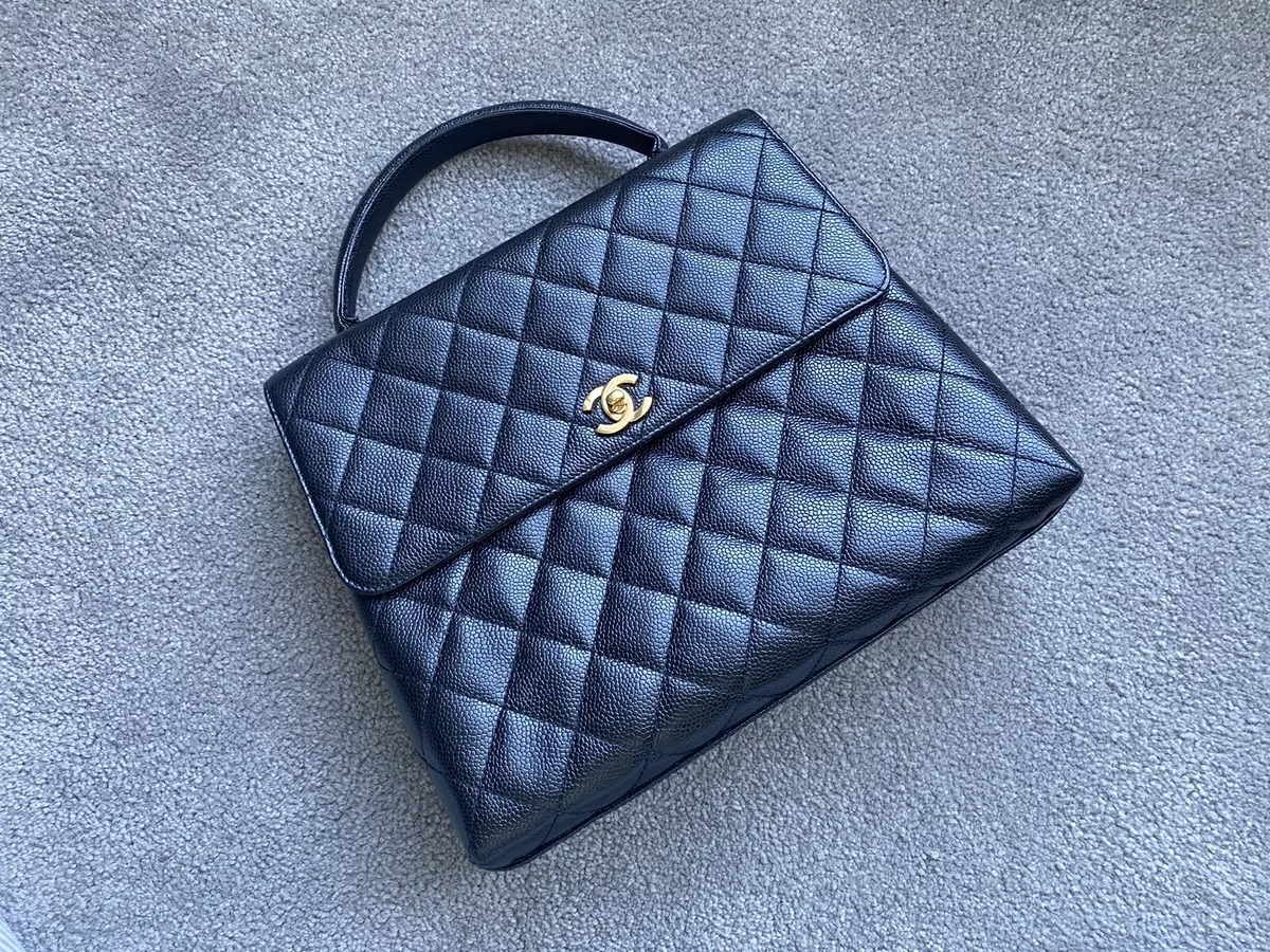Chanel bag sales with gold plate