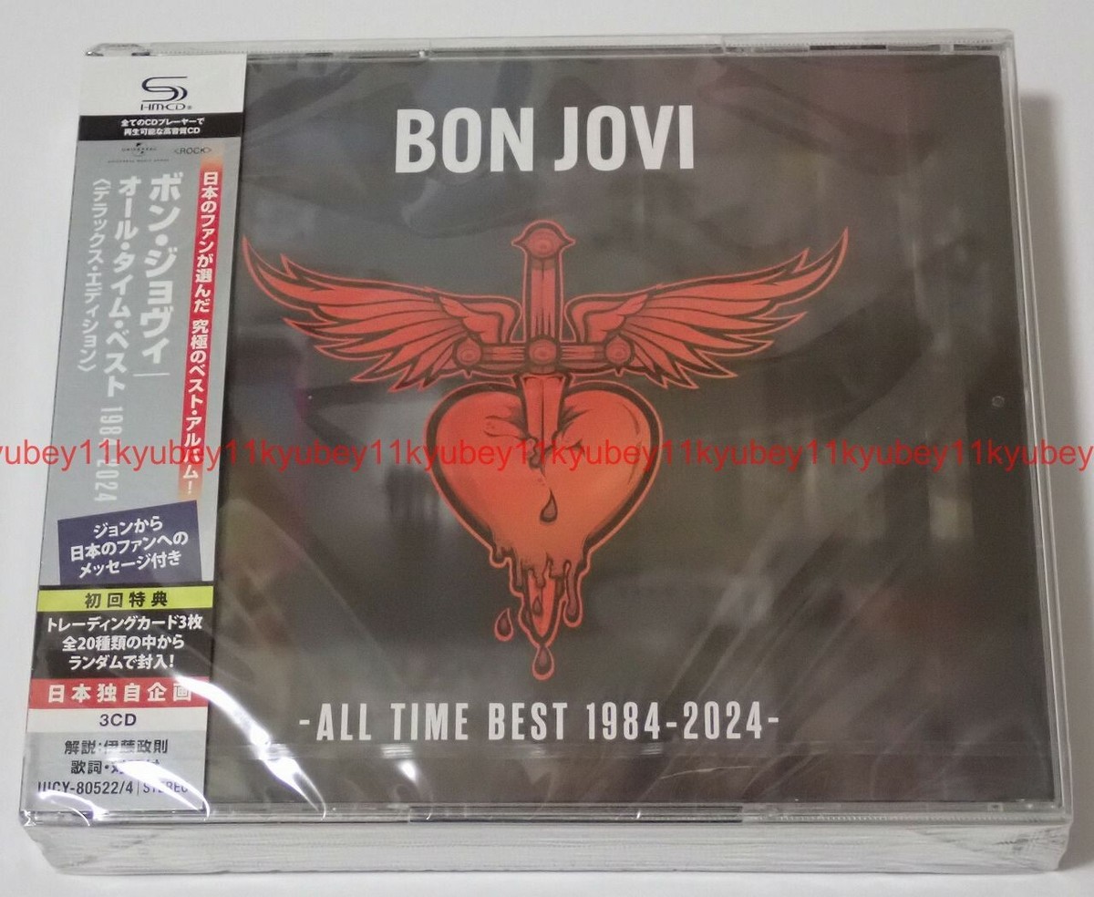 Bon Jovi All Time Best 1984-2024 Deluxe Edition 3 SHM CD+