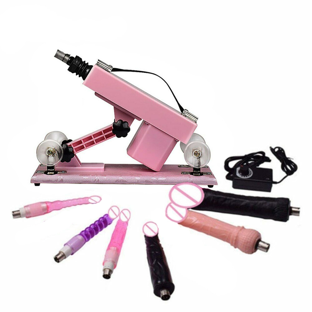 sex toy machine New Arrival Pink Automatic Sex Machine Gun Love Machine with 6 Dildo Adult  Toy