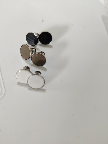 Replacement Jeans Jean Buttons No Sew - 3 Styles / 6 total - White, Brown, Black - Picture 2 of 3