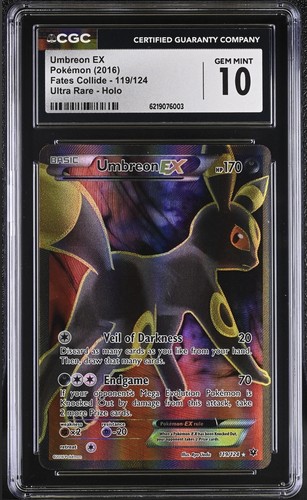 Umbreon-EX graded CGC 10 for sale on eBay