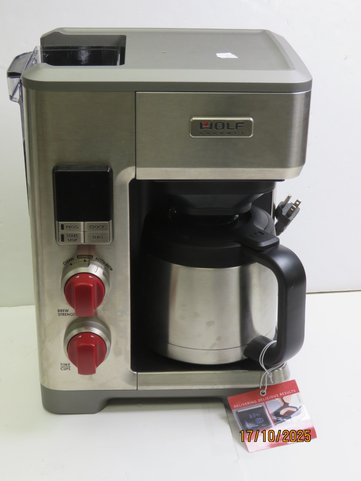 Wgcm100s Red Knobs Auto Missing Water Resevoir Lid