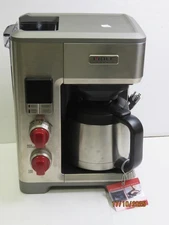 WOLF Gourmet Coffee Maker WGCM100S Red Knobs Auto MISSING WATER RESEVOIR LID
