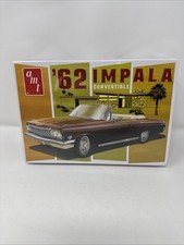 Amt 1962 Chevy Impala Convertible Plastic Model Kit Amt1355 New 125 Scale M19