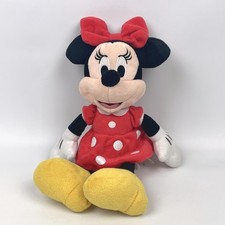 Disney Minnie Mouse 12" Plush Doll Stuffed Red Dress Classic Stuffed Animal Toy