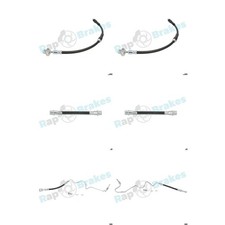 6xRAP BRAKES BREMSSCHLAUCH VORNE+HINTEN passend für AUDI TT 8N3 8N9 BJ 1999-2006