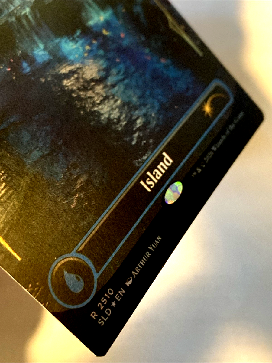 MTG Island (Foil) Secret Lair D&D: Lands of the Forgotten Realms