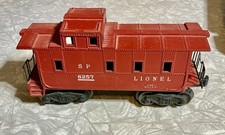 Lionel 6257 O Gauge SP Southern Pacific Red Caboose Good Condition