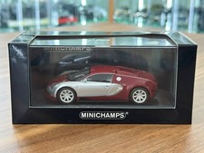 Bugatti Veyron Centenaire 2009 Minichamps [1/43 Diecast – Chrome/Red]