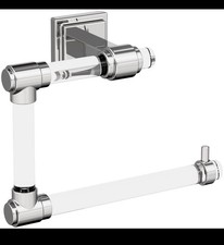 Amerock BH36062 Glacio 5-7/16" Wall Mounted Towel Ring - Chrome