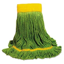 Boardwalk 1200MEA Ecomop Looped-end Mop Head, Recycled Fibers, Medium Size,