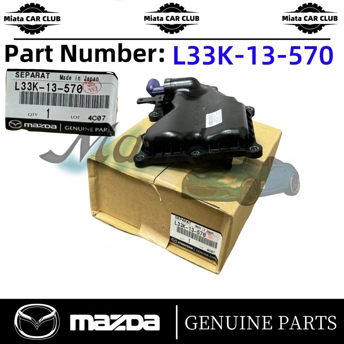 lastページ 2012-2016 Mazda Genuine Mazda 5 Mazda 6 Oil Separator L33K-13-570