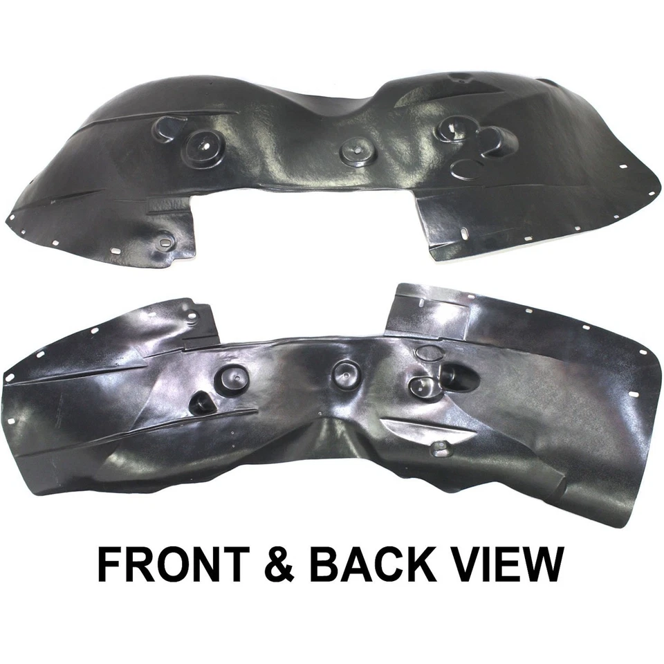 Set of 2 Fender Liner For GMC Yukon 2007-2014 Front LH & RH w/ Luxury Package Foto 4 de 4