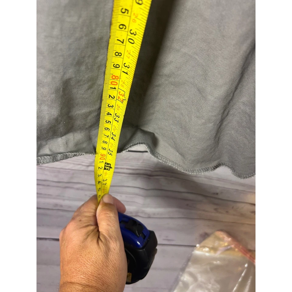 Camisa Wrangler Western Manga Larga Perla Bolsillos Frontales a Presión Gris 2XL Foto 4 de 4