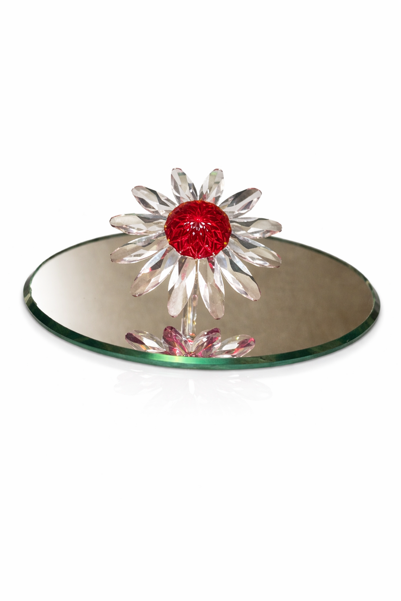 スワロフスキー　レッドハイビスカス Swarovski SCS 2000 Red Marguerite Renewal Gift 252371 Crystal