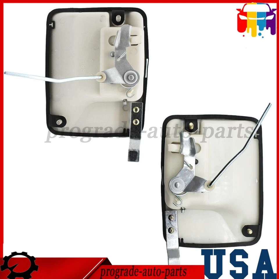 Front Driver & Passenger Oxford White Door Handle Set For Ford Super Duty 99-16 Foto 4 de 4
