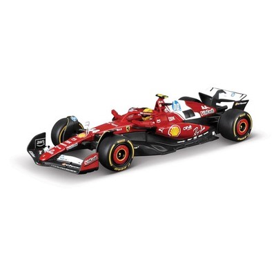 Bburago - Ferrari SF-25 F1 2025#44 Hamilton with Helmet, 1:43 Scale  (US IMPORT)