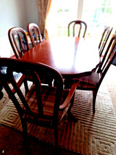Cherry wood dining suite