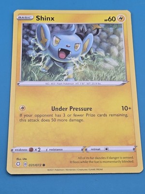 2021 Pokémon TCG Shinx 031/072 Shining Fates Regular Common NM | eBay