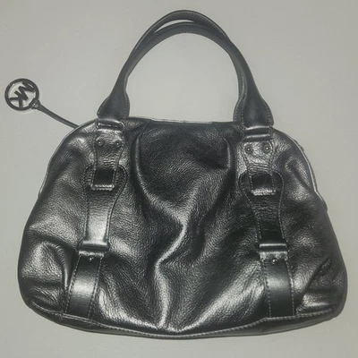 Metallic Grey Michael Kors Fulton Hobo Shoulder Bag Pebble Leather - Photo 1/4