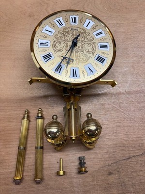 Vintage Koma Anniversary Clock Germany Konrad Mauch Works For Parts