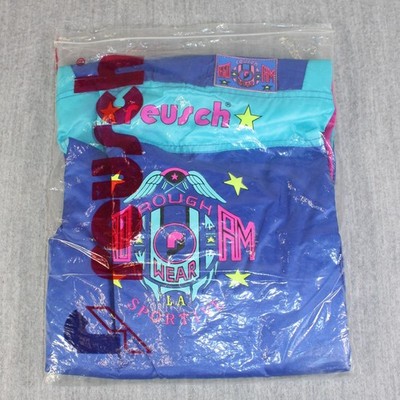 REUSCH ACTIVEWEAR Sports Pro-AM Blue Ski Jacket Pullover 1990s Medium M Vtg New