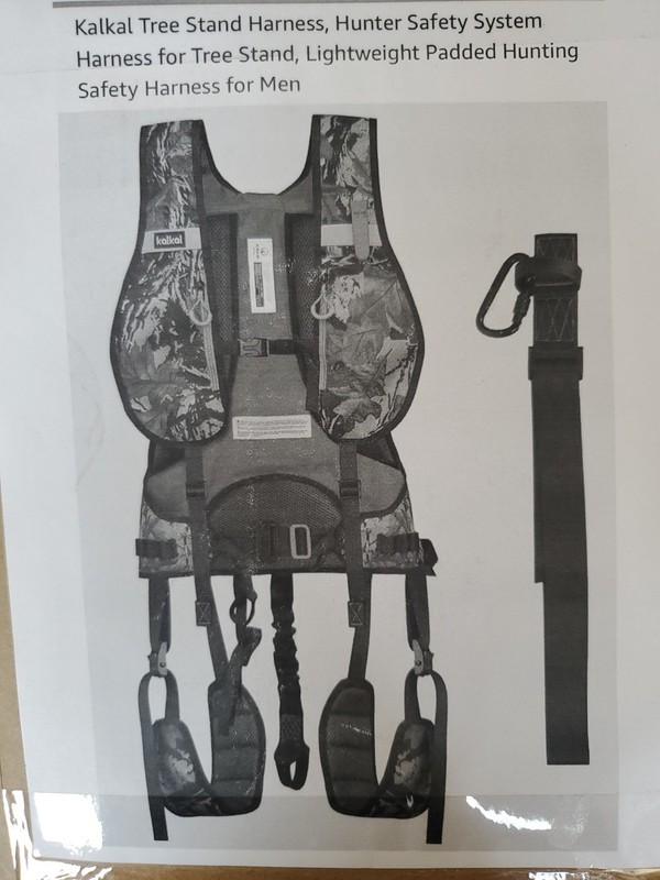 Kalkal Safety Harness Hunting Vest Tree Harnes Size XXL/3XL  Model# IUS-Kalk050 