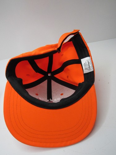 Workers United MADE IN AMERICA Strap Back Hat Cap Hunter Orange USA #H5 - Picture 5 of 6