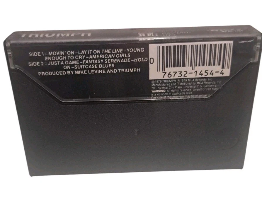 Triumph Just A Game Remastered Rock Cassette 1979 + MCAC1464 Foto 2 de 4